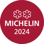 Zwei Michelin Sterne 2023 Logo