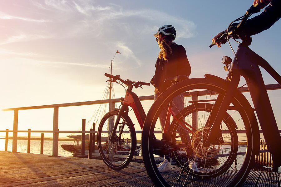 SIMPLON e-Bikes Impression Sonnenuntergang